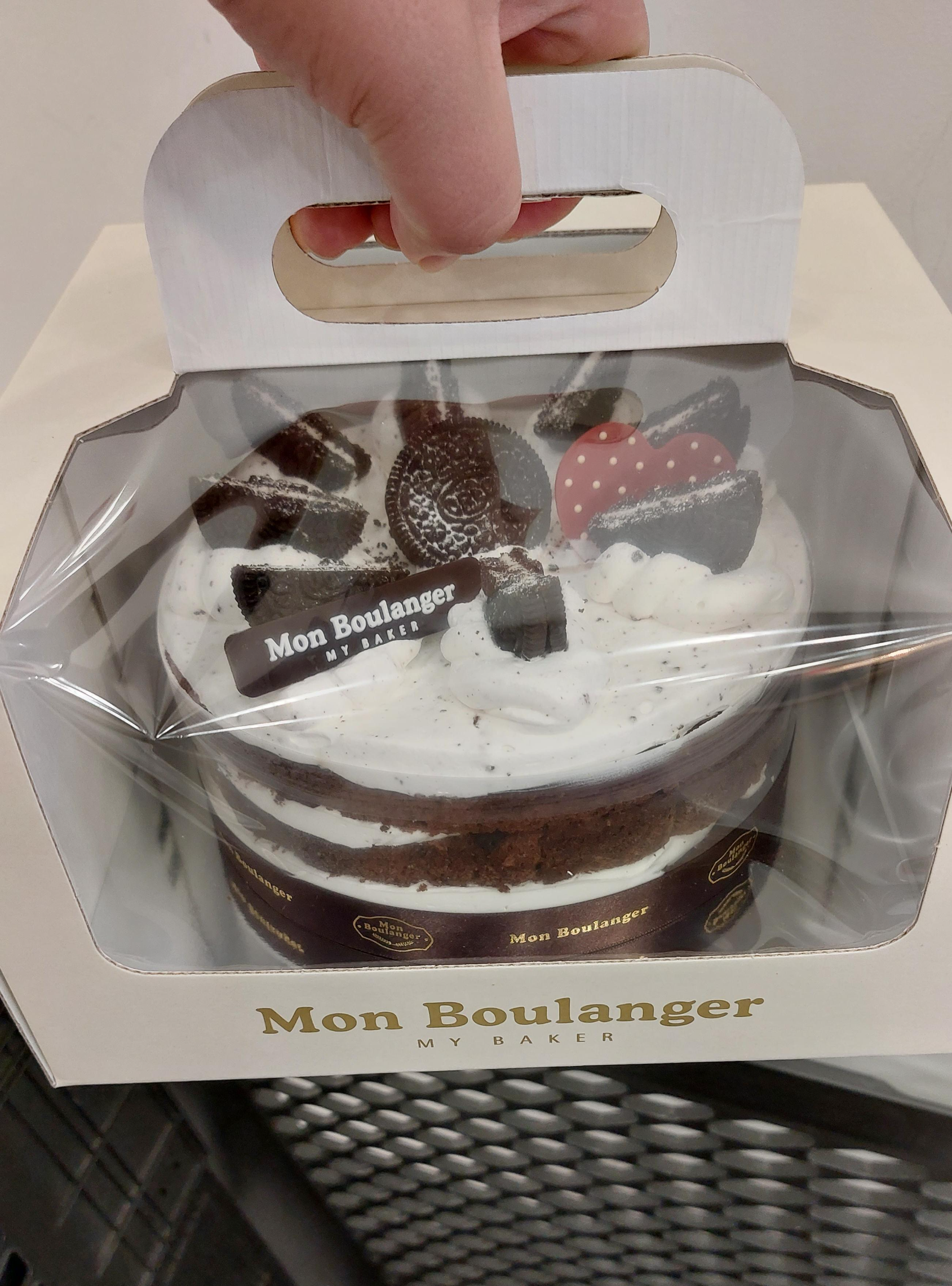 홈플러스 생일 쿠폰으로 선물 받은 몽블랑제 쿠앤크 케이크 로 최종선택!