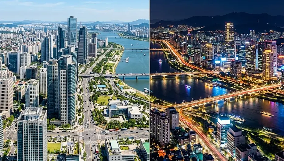 갤럭시 S26 모델별 카메라 주간 야간 촬영 품질 차이를 비교한 이미지