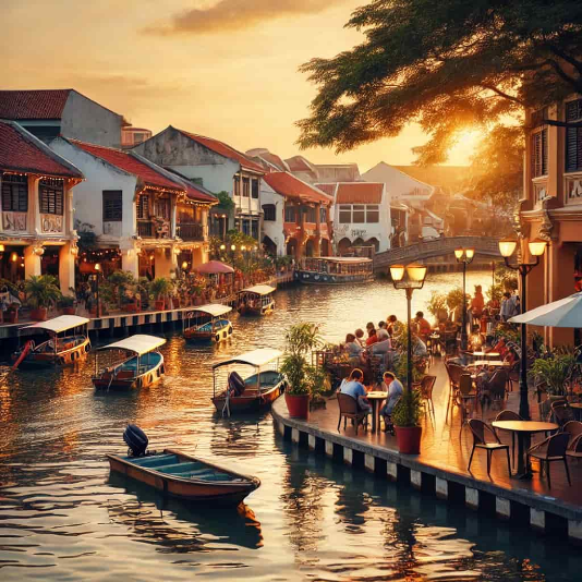 말레이시아 믈라카 여유로운 일상