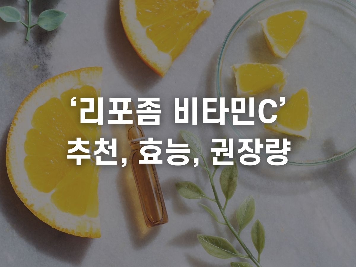 리포좀 비타민C 추천