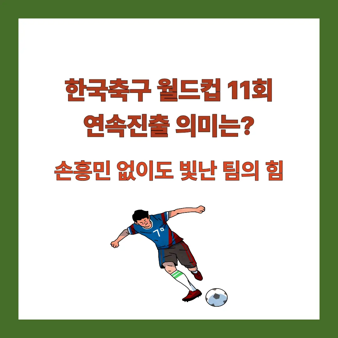 한국축구-월드컵진출