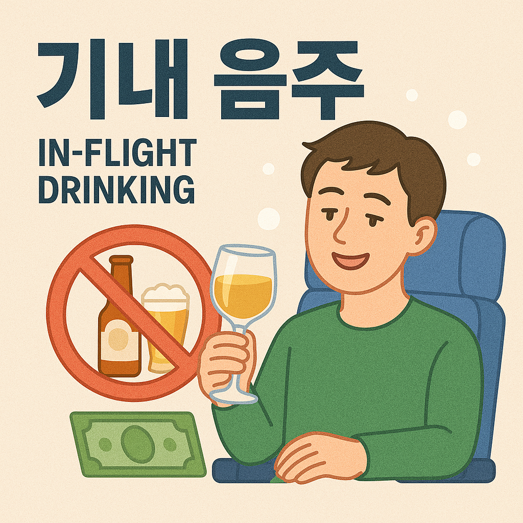 기내음주 관련 이미지