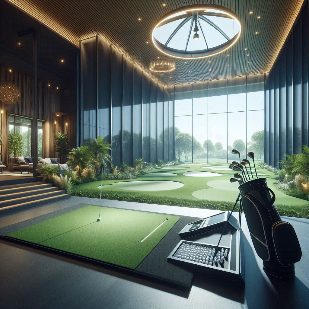 스크린골프장 배경