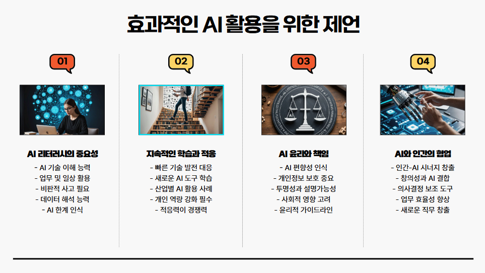 효과적인 AI활용을 위한 제안