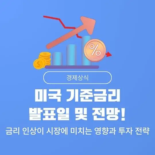 미국 연방준비제도(Fed, 연준)의 기준금리 발표일