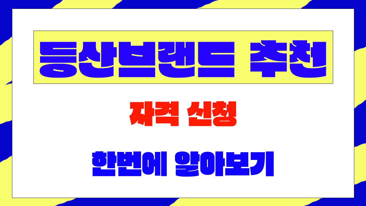 2026년 인기 등산 브랜드 초보자 추천 가이드 (입문 브랜드 총정리)