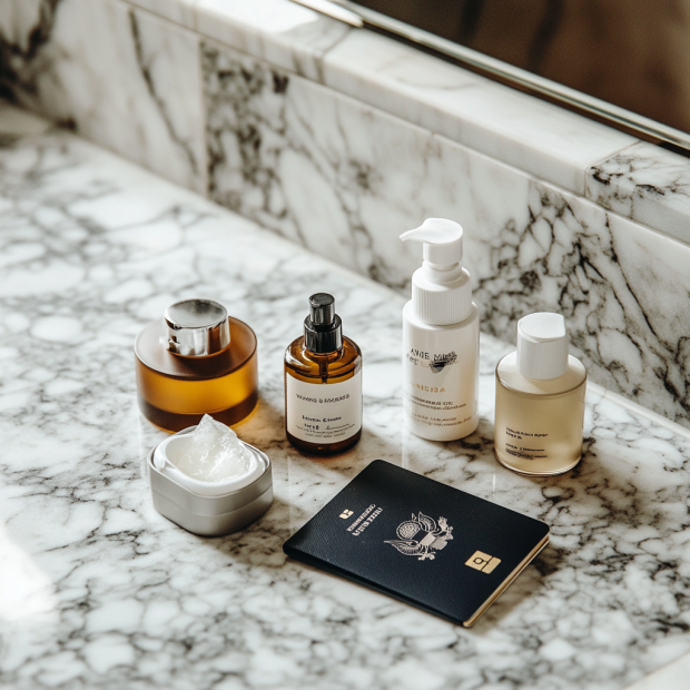 해외여행 시 피부트러블 예방하는 꿀팁(여러 화장제품 준비)