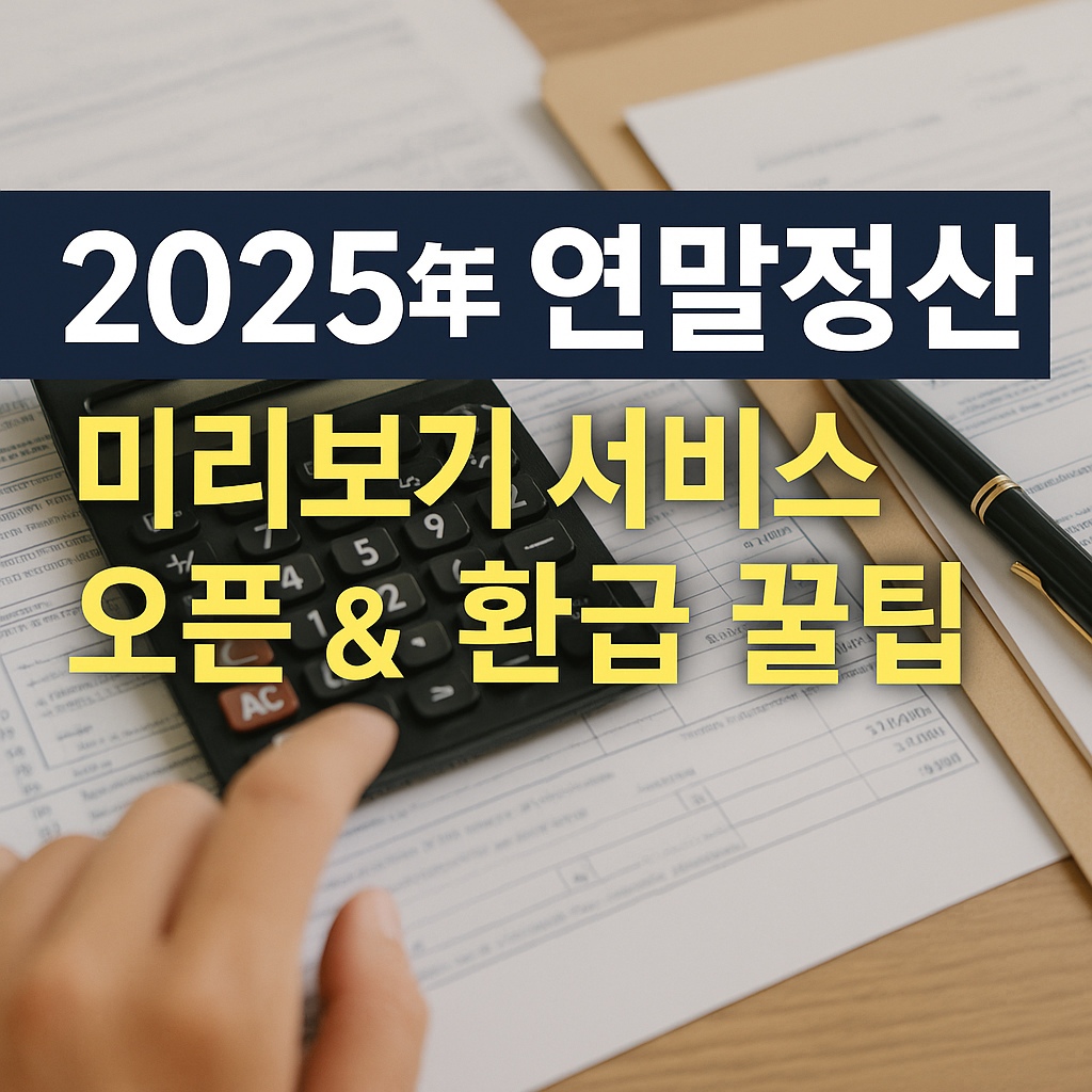 2025년연말정산미리보기서비스