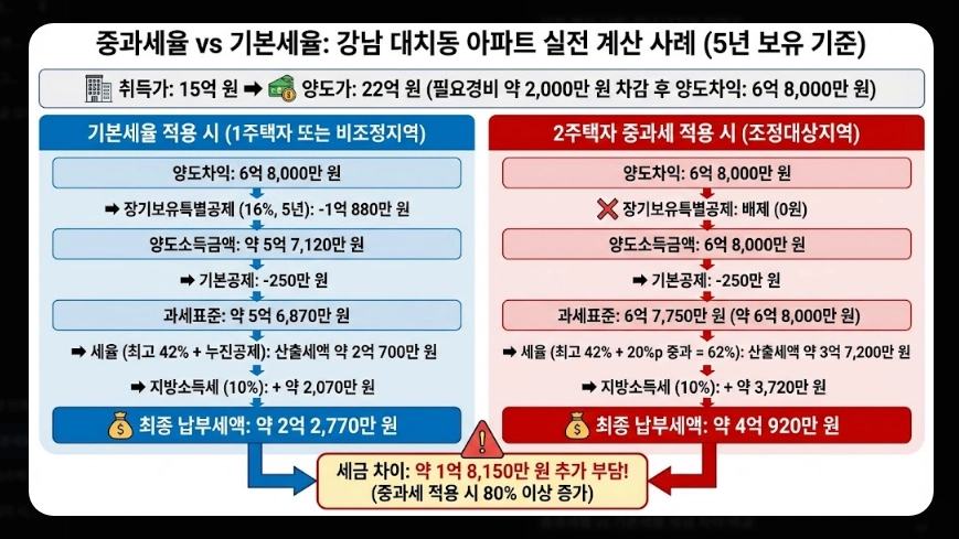 다주택자 양도소득세 절세방법 [억대 절세 사례] 사례별 계산기 활용 및 2026년 전략