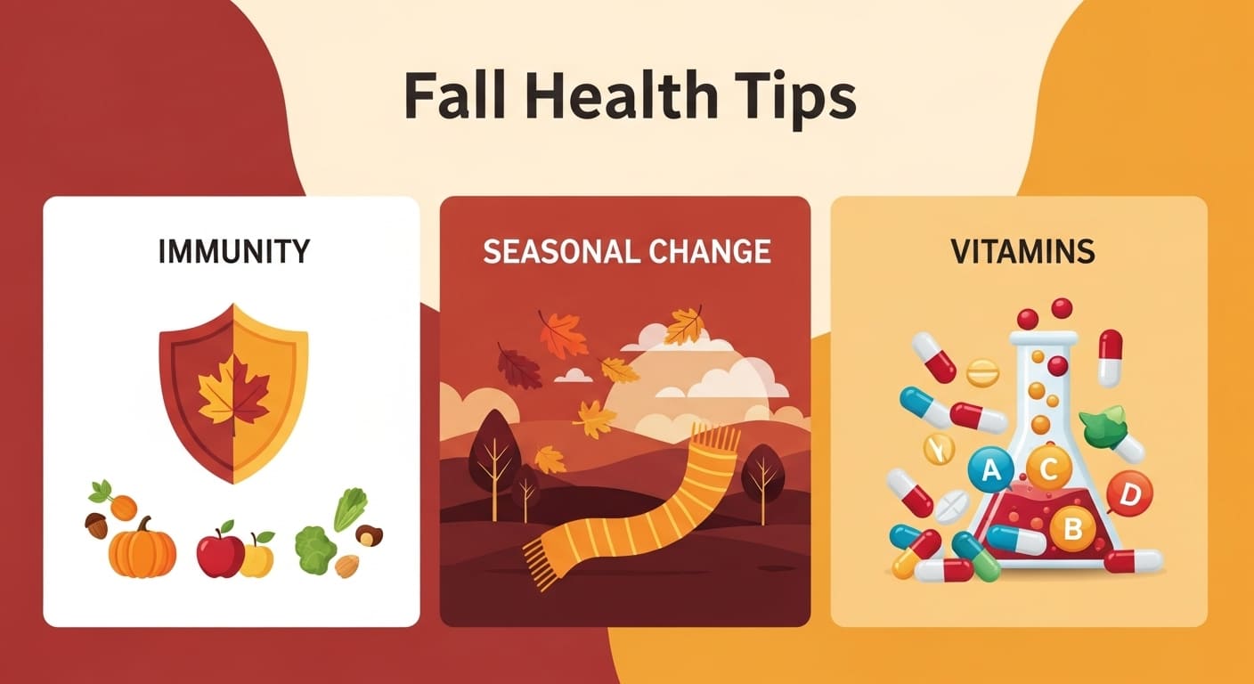 가을 건강관리법 (면역력, 환절기, 비타민)