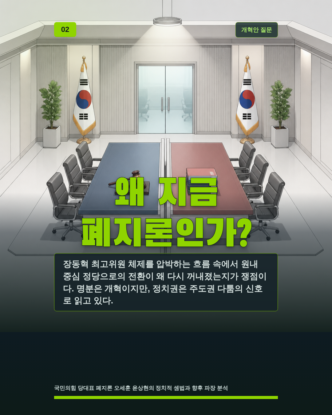 왜 지금 폐지론인가?