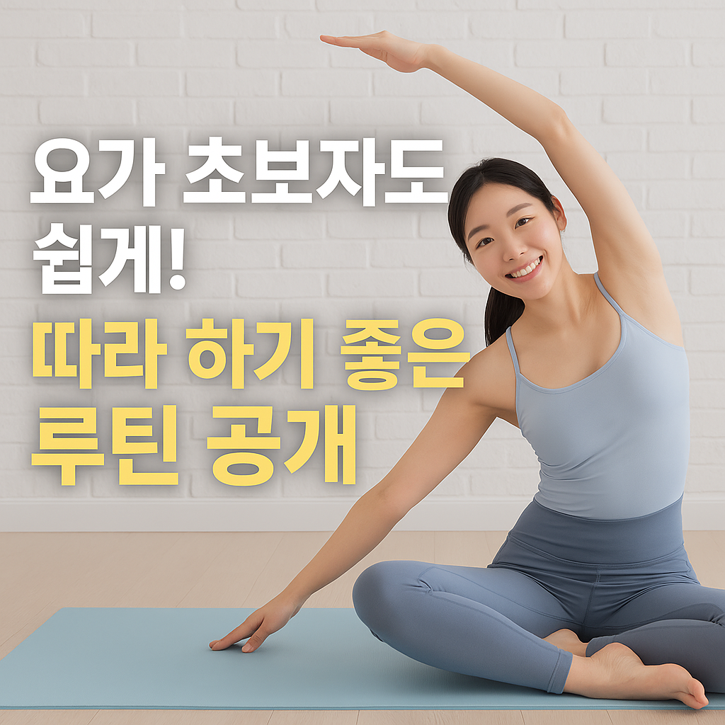 요가 초보 루틴 