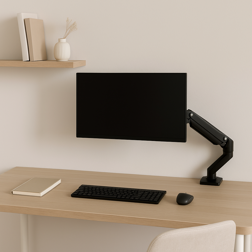 책상 모니터암