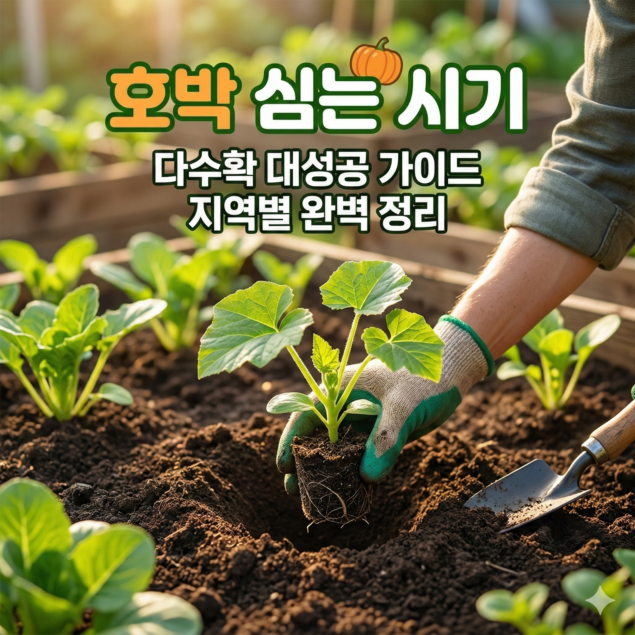 호박 심는 시기 및 실패 없는 다수확 재배 가이드