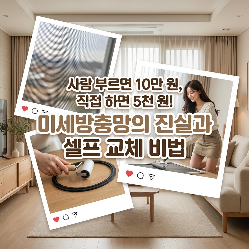 미세방충망 솔직 후기 수원 한일타운 33평 비용 공개 장단점 비교