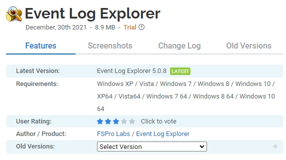 Event-Log-Explorer