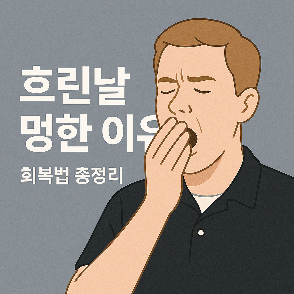 흐린 날 멍한 이유? "기분이 가라앉는 진짜 원인과 회복법 총정리"
