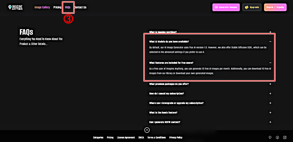 Imagine Anything AI 자주 묻는 질문과 대답
