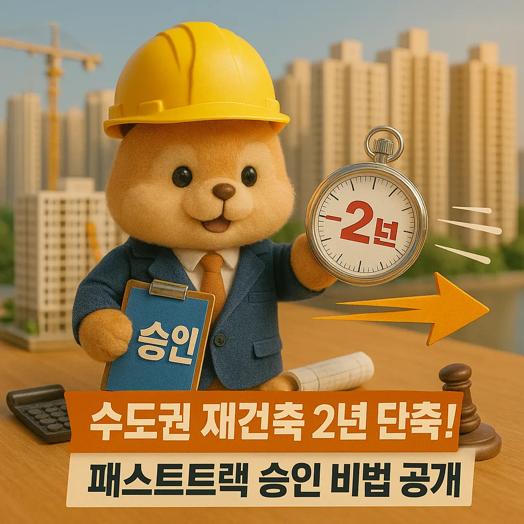 수도권 재건축 2년 단축! 패스트트랙 승인 비법 공개
