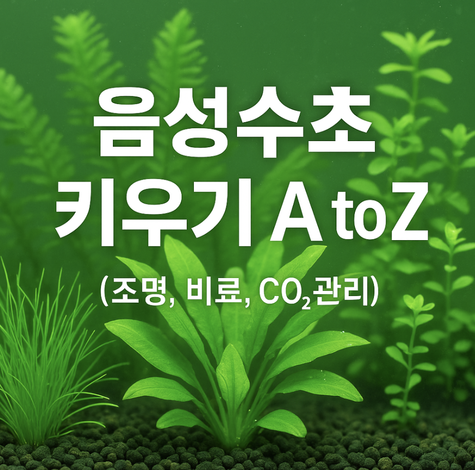 음성수초 키우기 A to Z (조명, 비료, CO2 관리)