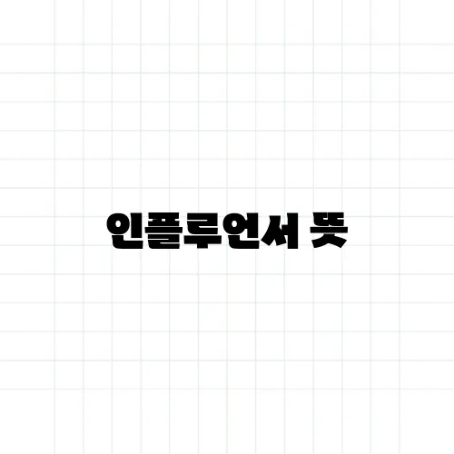 인플루언서 뜻, 단순한 SNS 유명인과는 다른 점