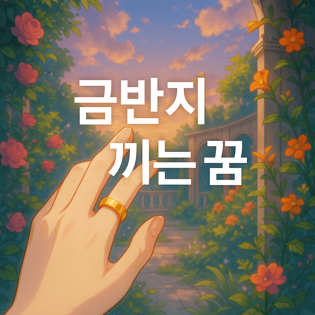 금반지 끼는 꿈 해몽