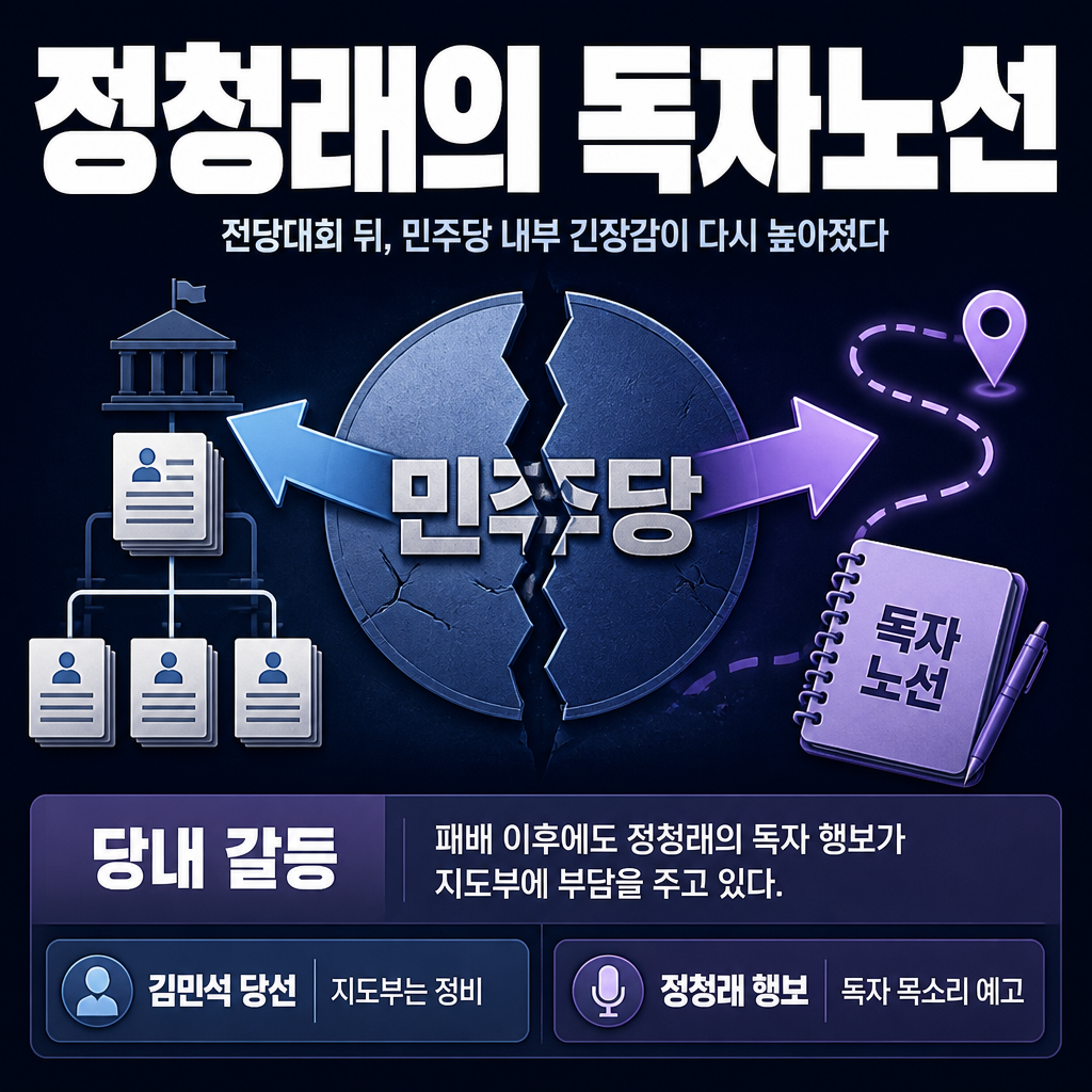 정청래의 독자노선