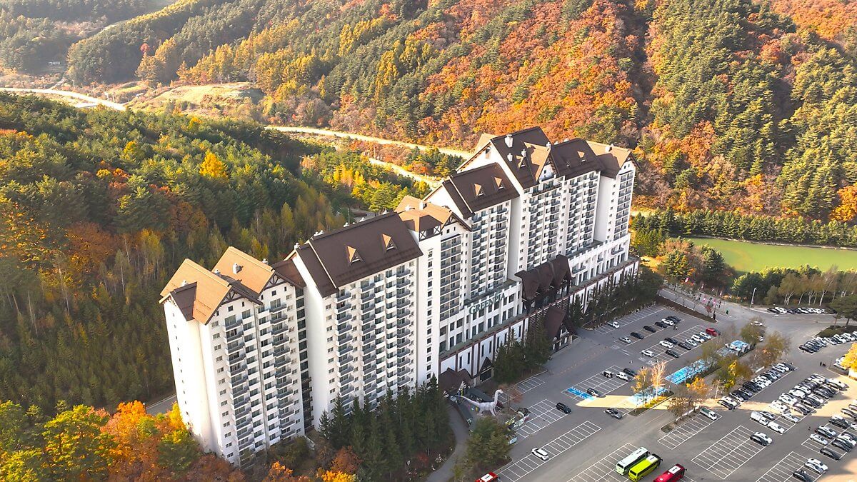  평창 용평리조트 외부와 객실-여기어때 출저