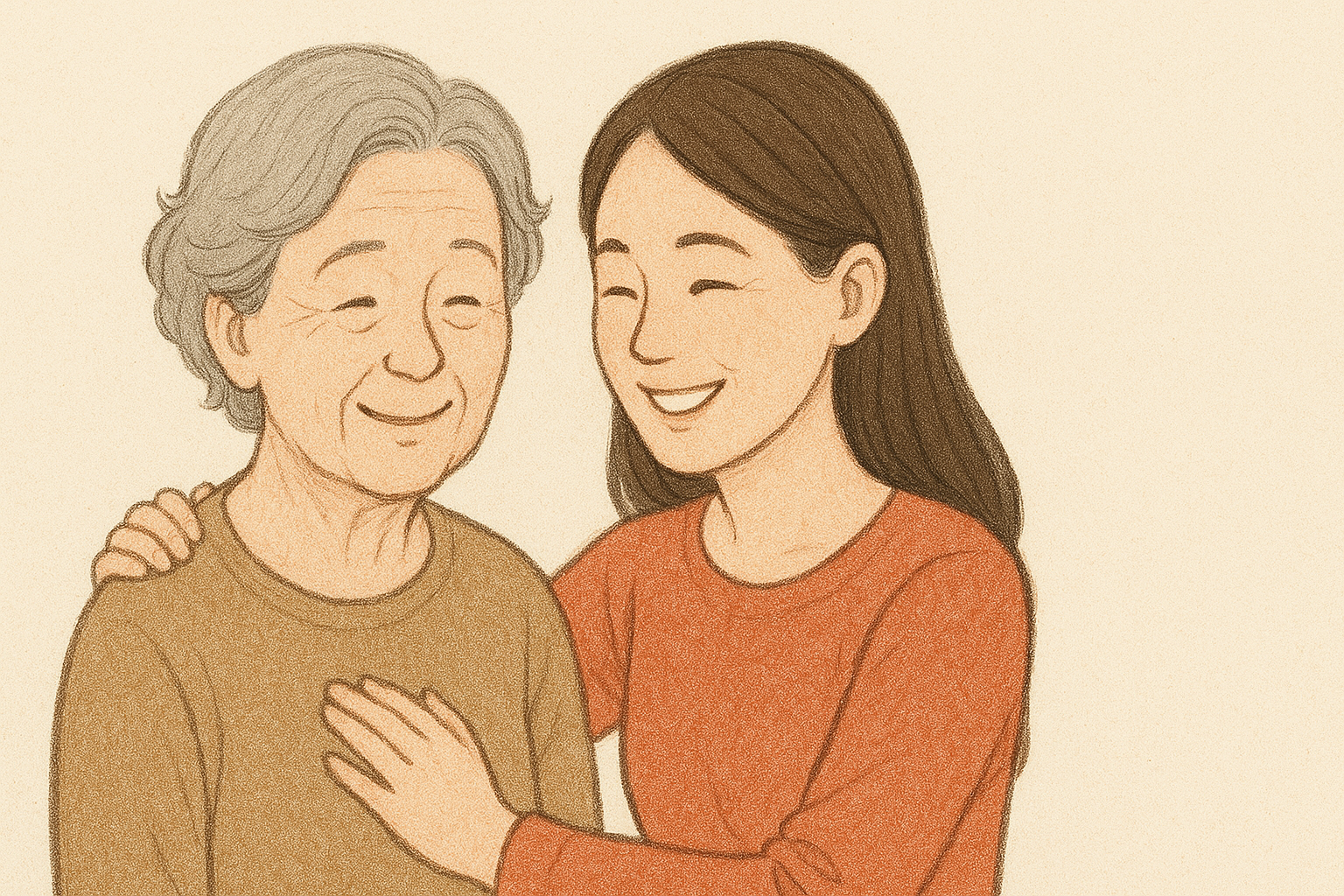 엄마와 딸의 이미지