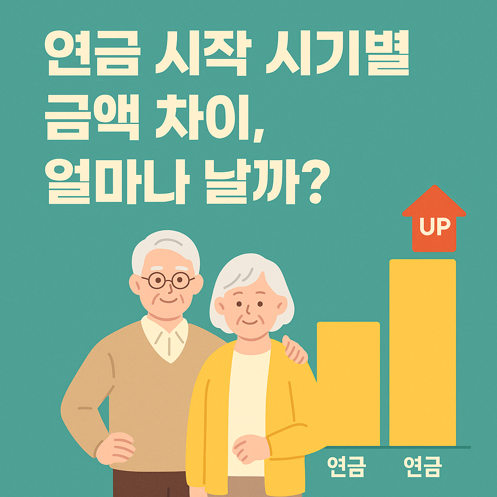 연금 수령 시기별 실수령액 비교 (사례 포함)