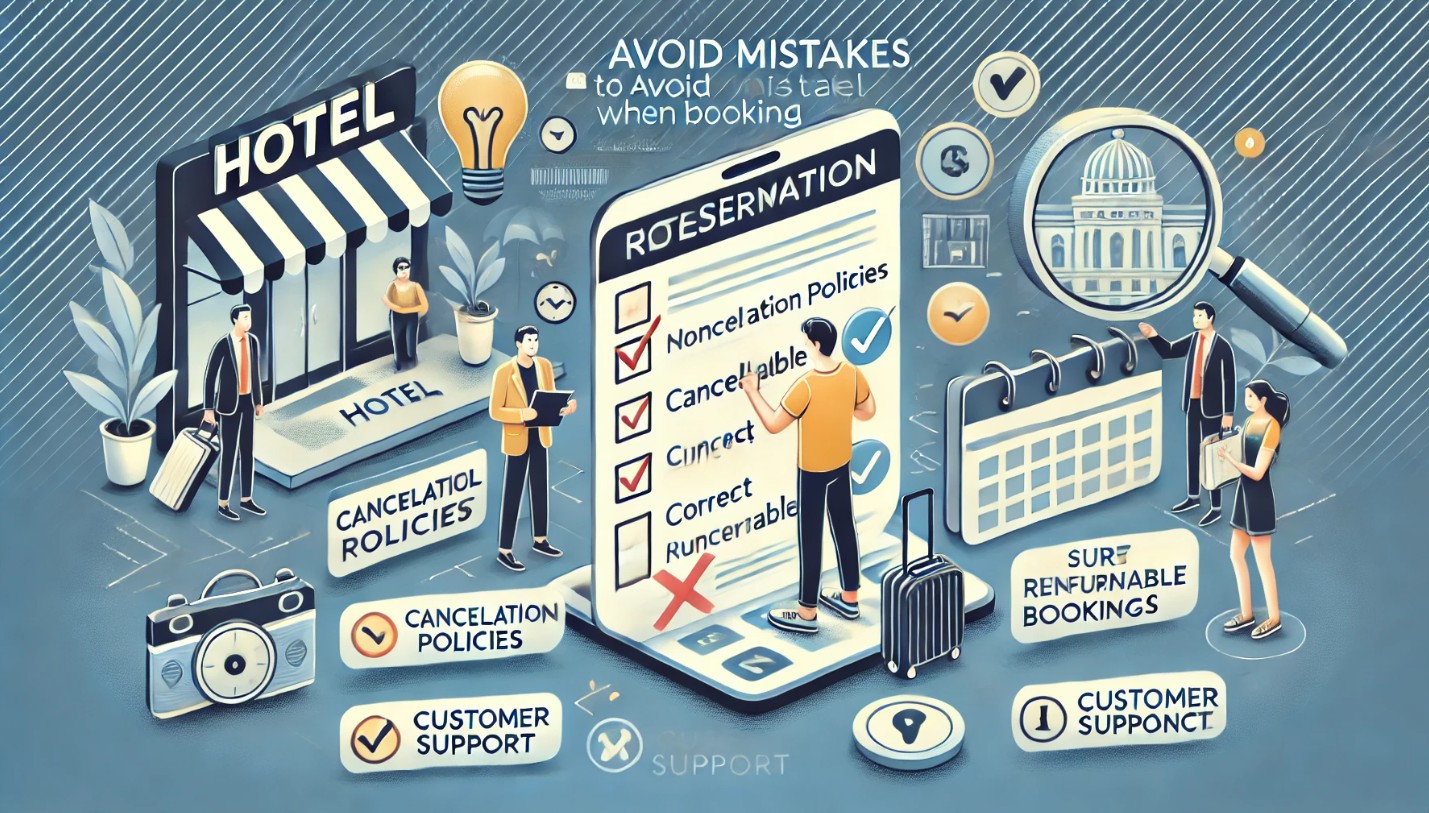 호텔 예약 실수 방지 &ndash; 환불 불가 주의사항