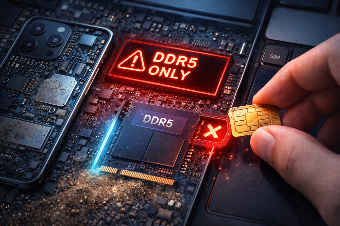 최신 하드웨어 플랫폼의 DDR5 전용 지원 정책으로 인해 선택지가 좁아진 소비자 상황.