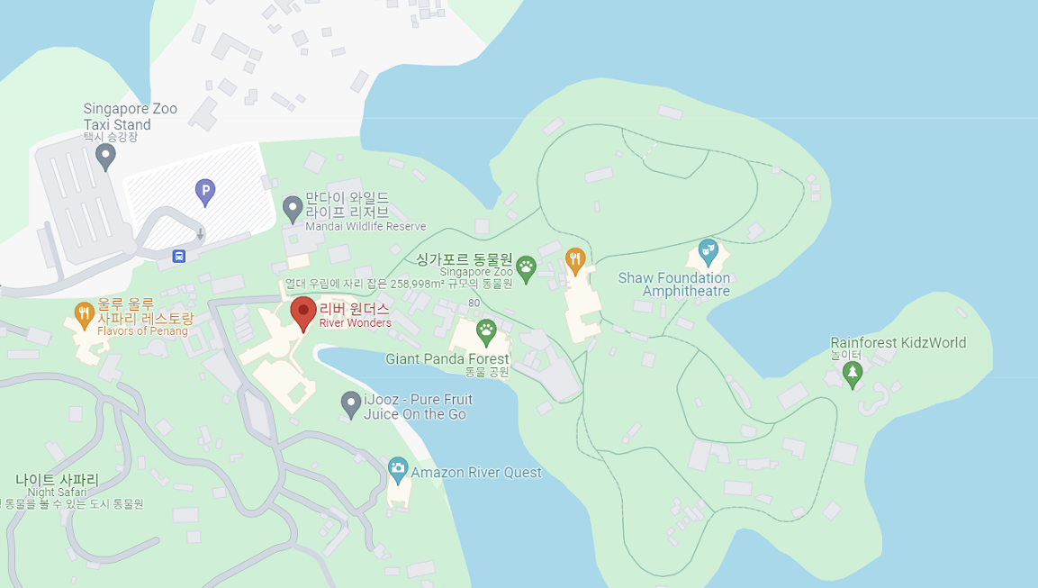 싱가포르 동물원 리버원더스 리버퀘스트