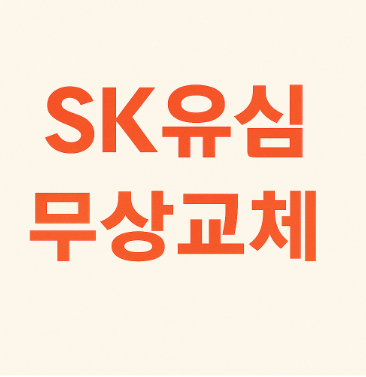 SKT 유심 무상 교체