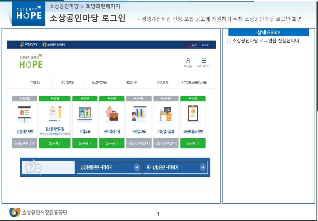 2023 소상공인 희망 리턴 패키지