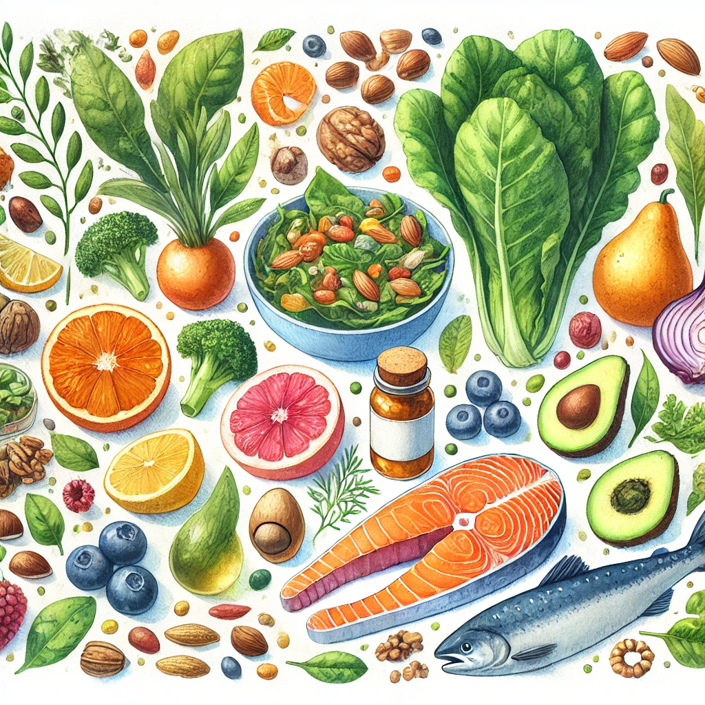 비타민과 미네랄이 풍부한 건강한 음식들