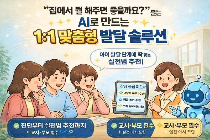 AI와 함께 만드는 아이맞춤형 발달 솔루션