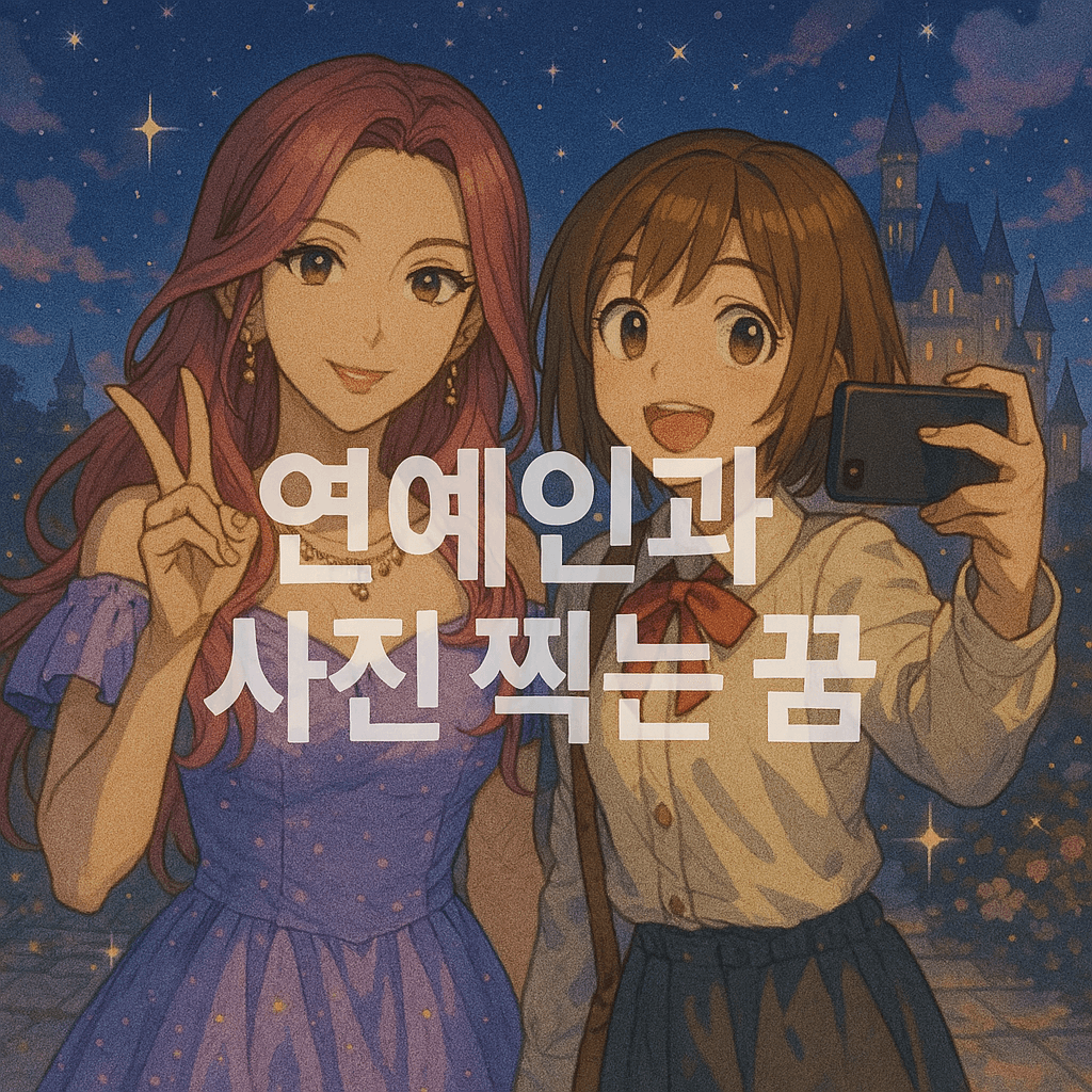 연예인과 사진 찍는 꿈