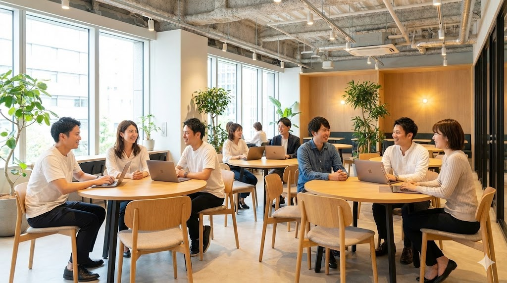 청년 미래센터에서 프로그램에 참여하며 소통하는 청년들의 밝은 모습