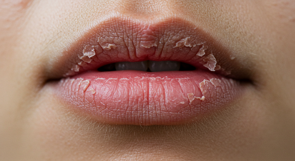 입술 건조로 이어져 각질을 유발합니다.