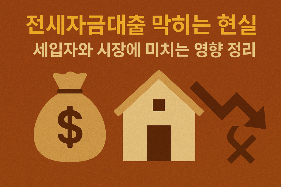 전세자금대출 막히는 현실