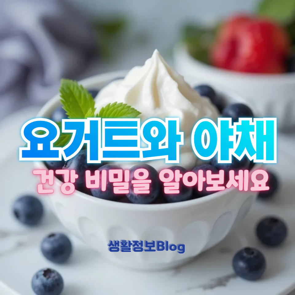 요거트와 야채