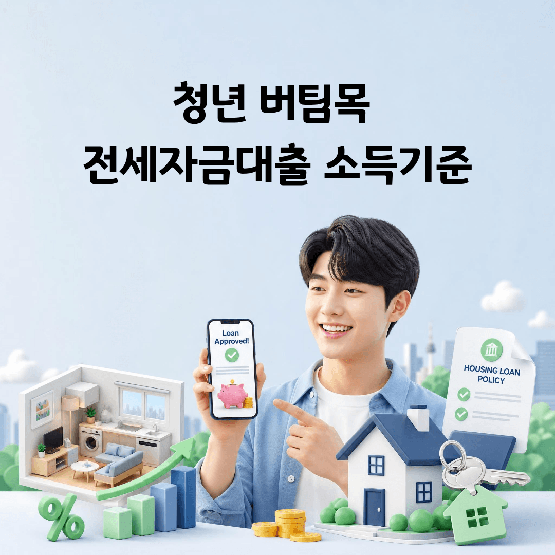 청년 버팀목 전세자금대출 소득기준