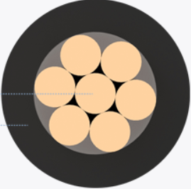 검은색원안에-주황색원이-일곱개가-그려져있다