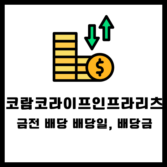 코람코라이프인프라리츠 금전 배당, 배당일, 배당금, 배당락일