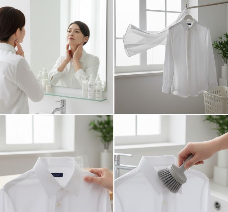 셔츠 목때 예방