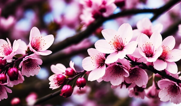 이쁘게핀-벚꽃을-근접촬영