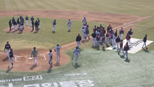 NC-LG 벤치클리어링