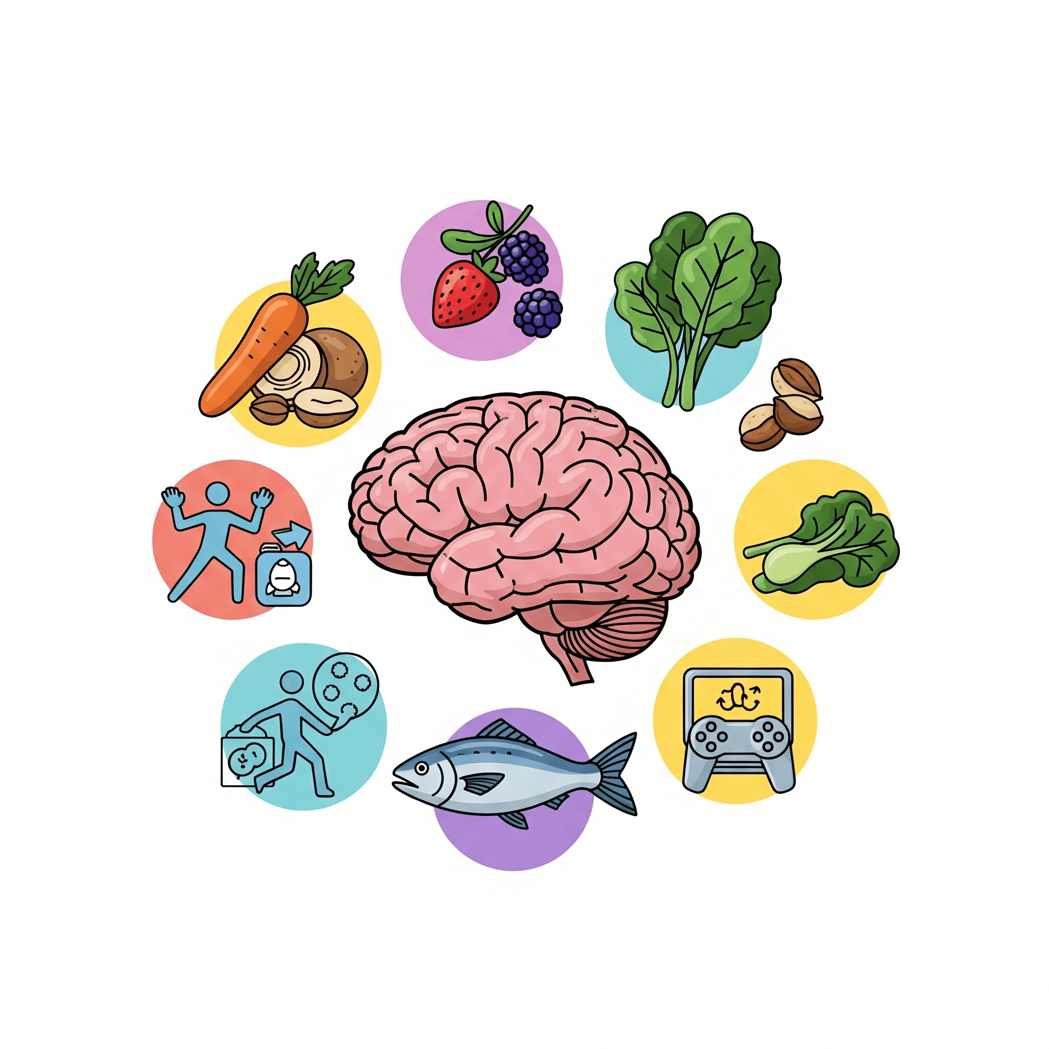 뇌 건강에 좋은 식품과 일상 속 실천 습관