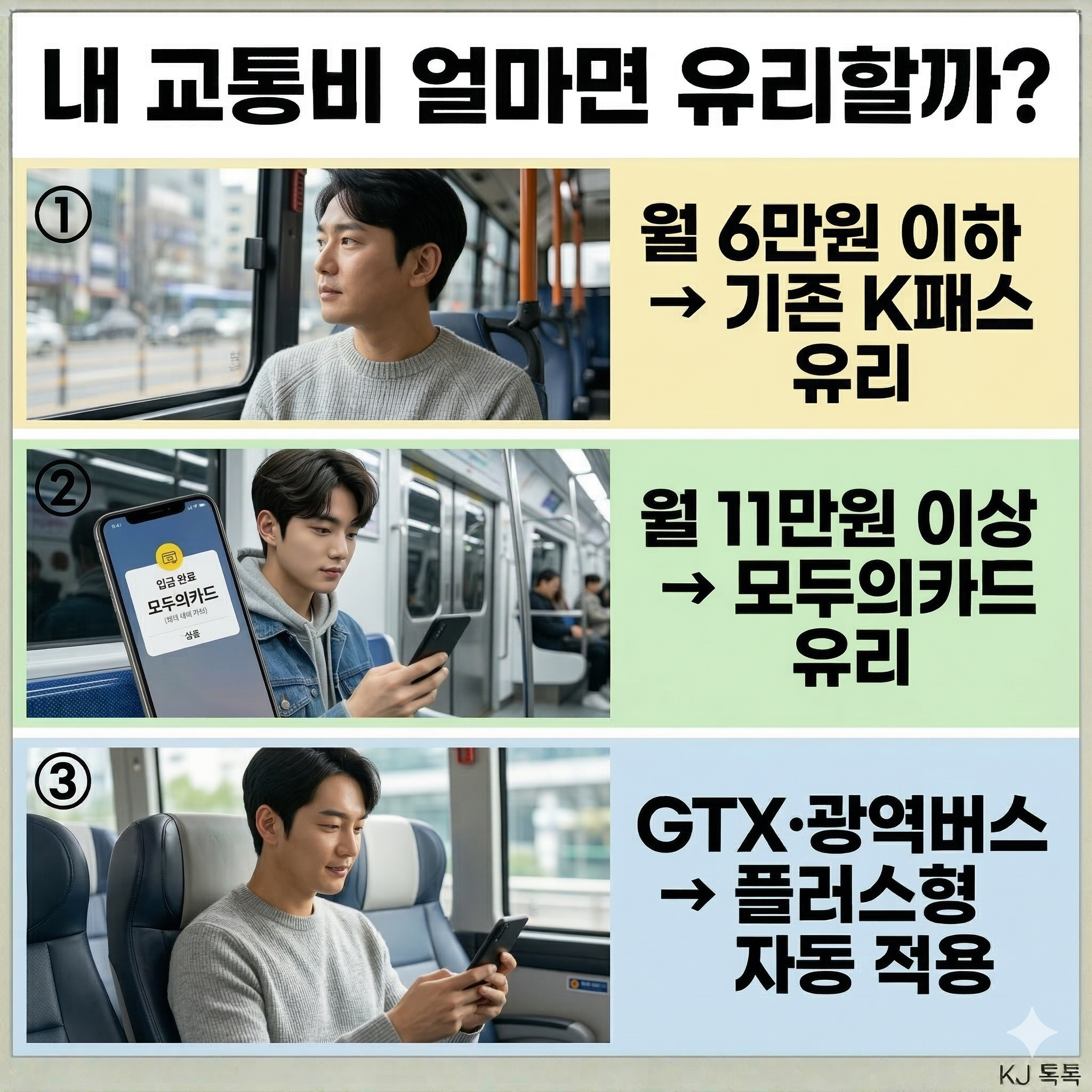 2026 대중교통 정액패스 모두의카드 신청방법·요금·혜택 총정리